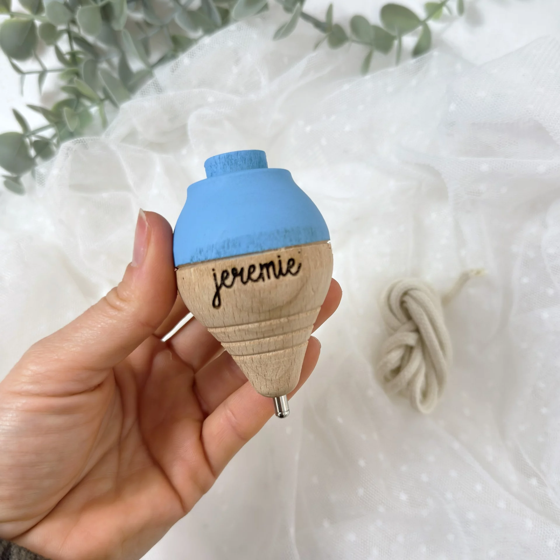 Peonza personalizada Bautizo