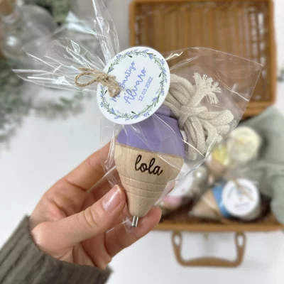 Peonza personalizada Bautizo infantil