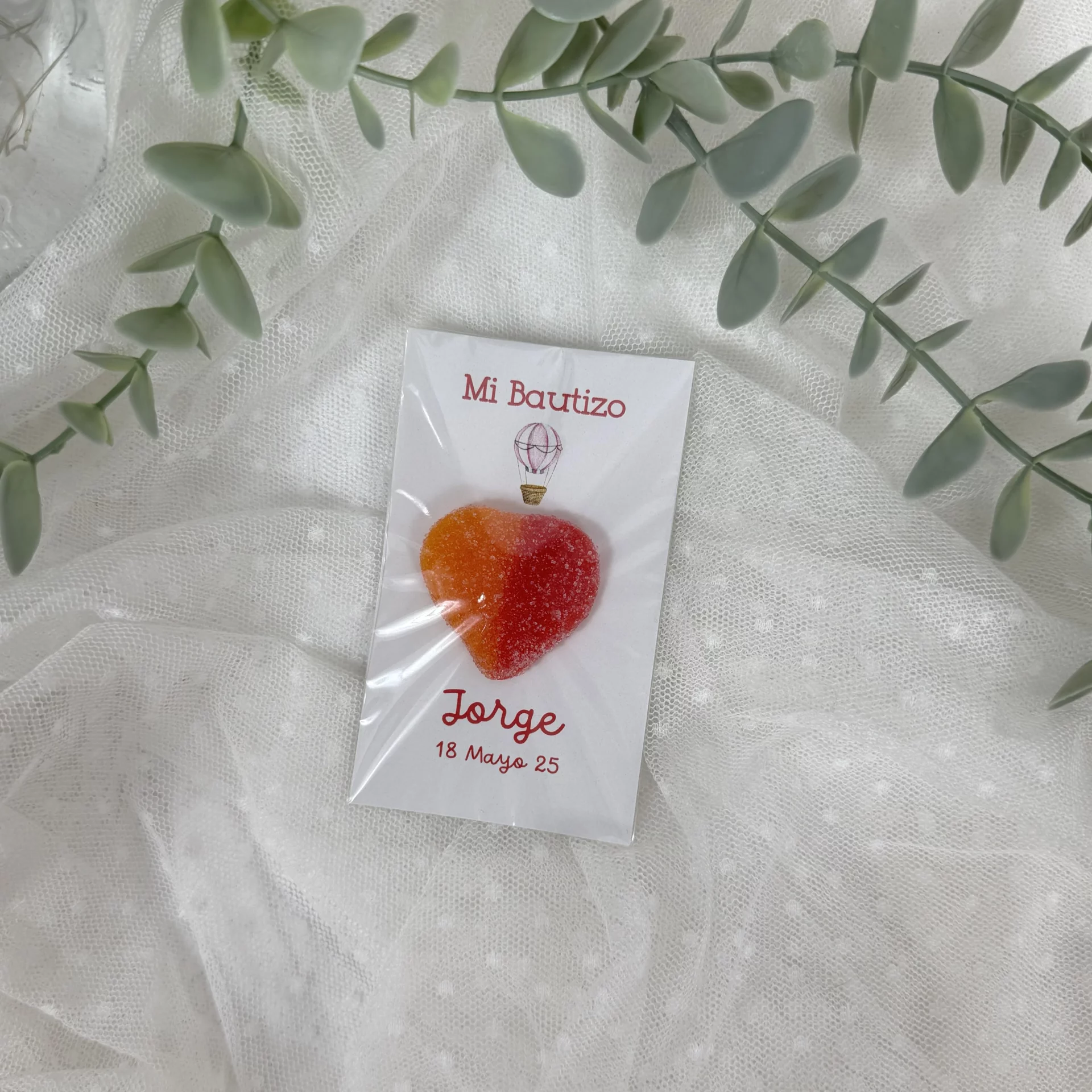 detalle dulce bautizo tarjeta a color