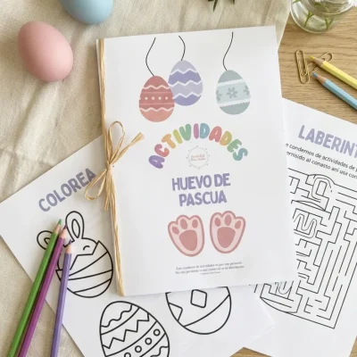 cuaderno de actividades de pascua imprimible para niños
