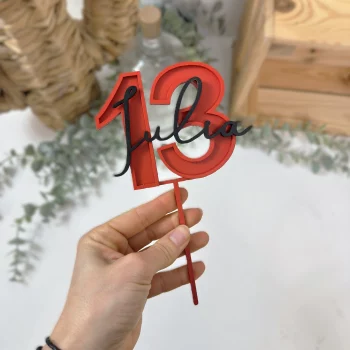 topper tarta cumpleaños personalizado