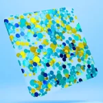 CONFETI AZUL Y DORADO