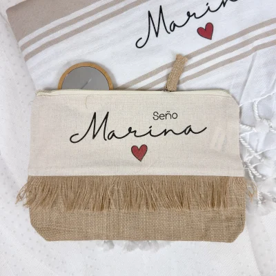 Neceser personalizado para profesora con nombre
