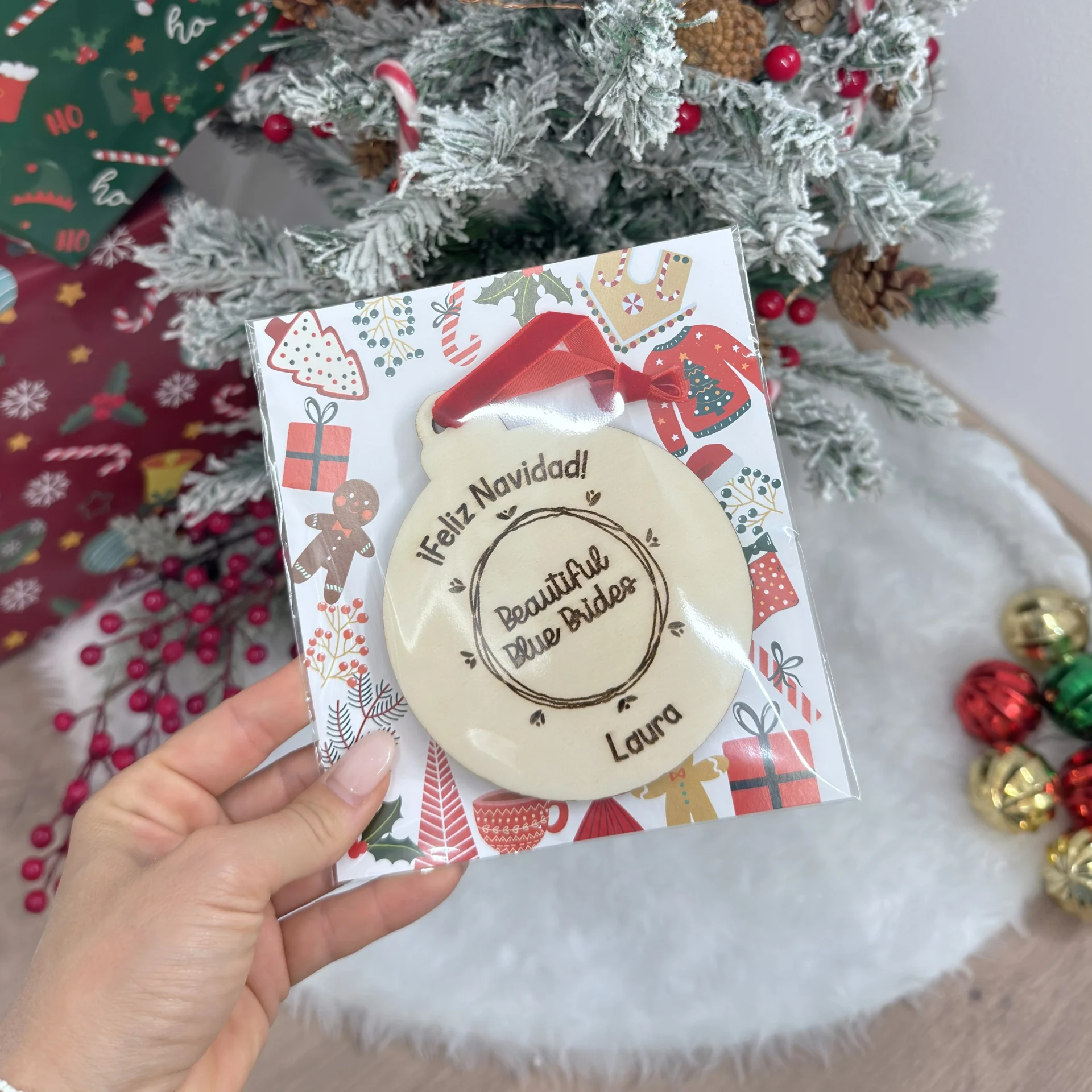 Bolas de Navidad personalizadas para empresas y empleados