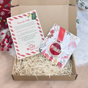 Medalla de los Niños Buenos personalizada con carta de Papá Noel